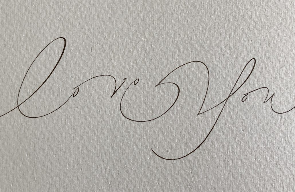 Lieve Cornil - Lettering Design - Calligraphy - Kalligrafie Brugge - Handwriting - Modern script - Handschrift