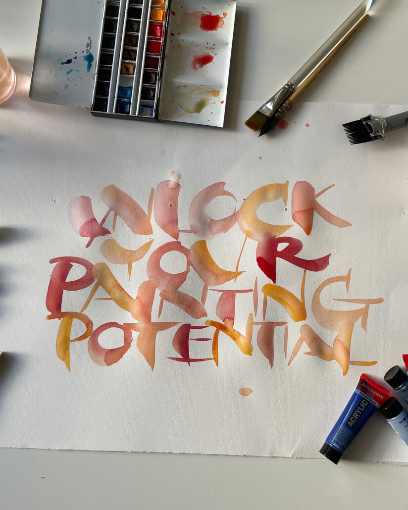 Lieve Cornil - Lettering Courses - Unlock your painting potential