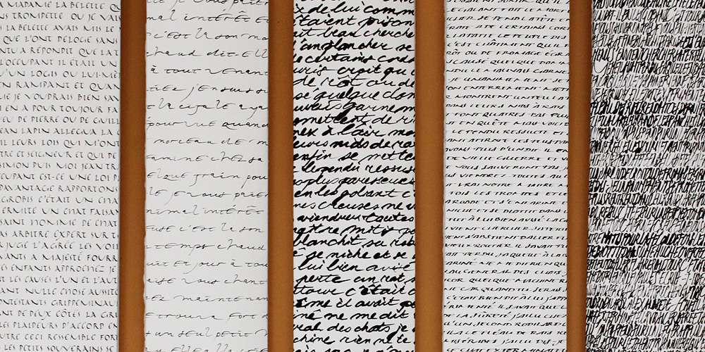 Lieve Cornil - Offline Lettering Courses - Schrift - textuur - cursus voor kalligrafie